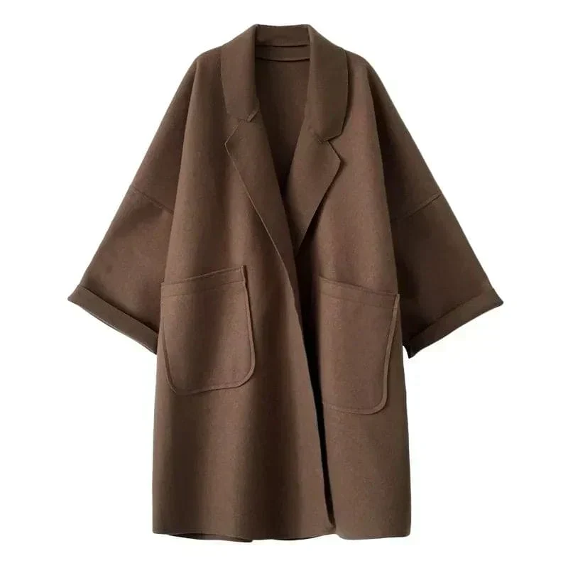 Carmen | Damen Winter Mantel mit Lockerer Passform