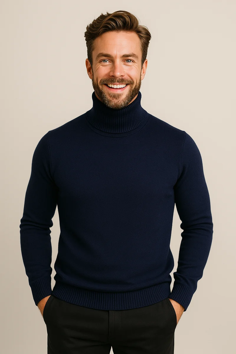 Daniel | Herren Frühlings Rollkragenpullover