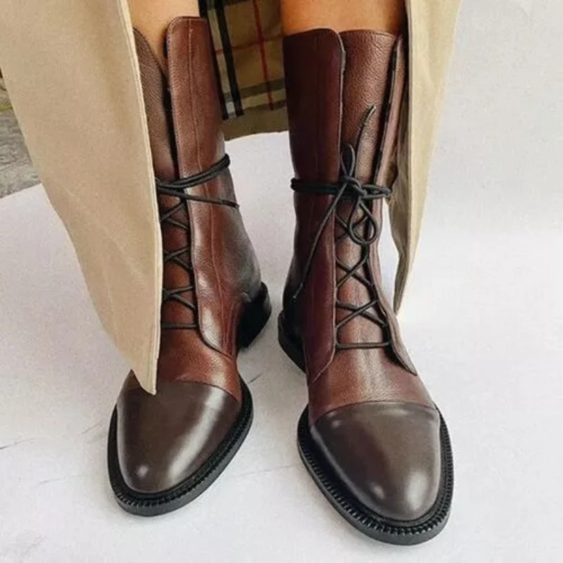 Felicia | Damen Freizeitschuhe mit Rundspitze und Knöchelhoch
