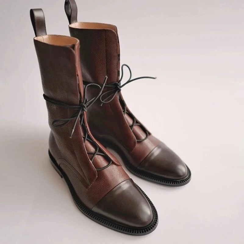 Felicia | Damen Freizeitschuhe mit Rundspitze und Knöchelhoch