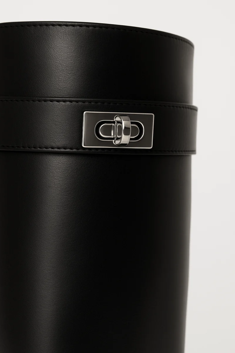 Felicia | Damen Elegante Stiefel mit Keilabsatz und spitzer Schuhspitze