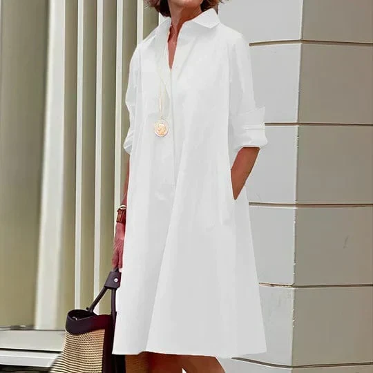 Karla | Elegantes und stilvolles Hemdkleid