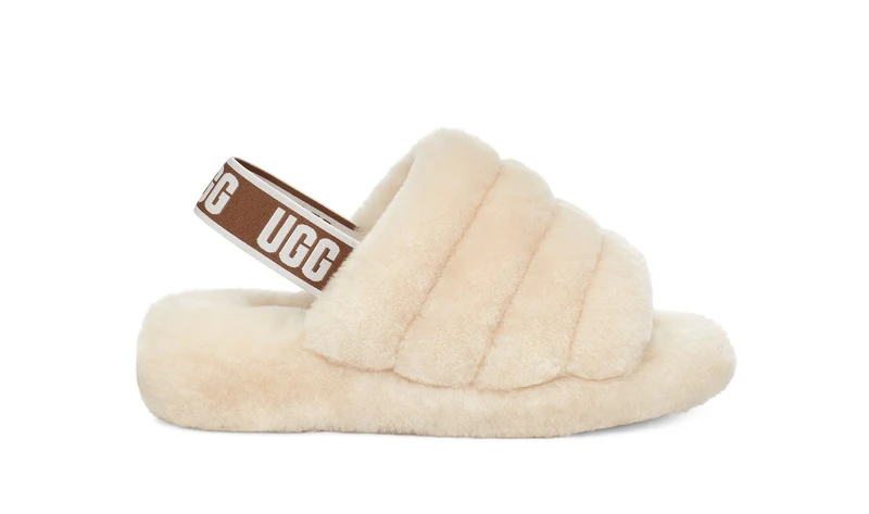UGG Damen Fluff Yeah Slide – Natur