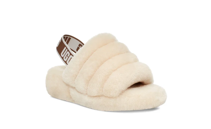 UGG Damen Fluff Yeah Slide – Natur