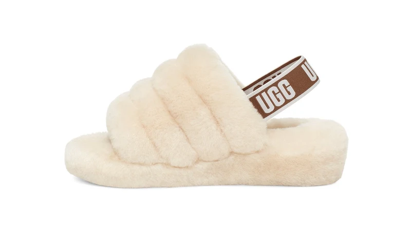 UGG Damen Fluff Yeah Slide – Natur