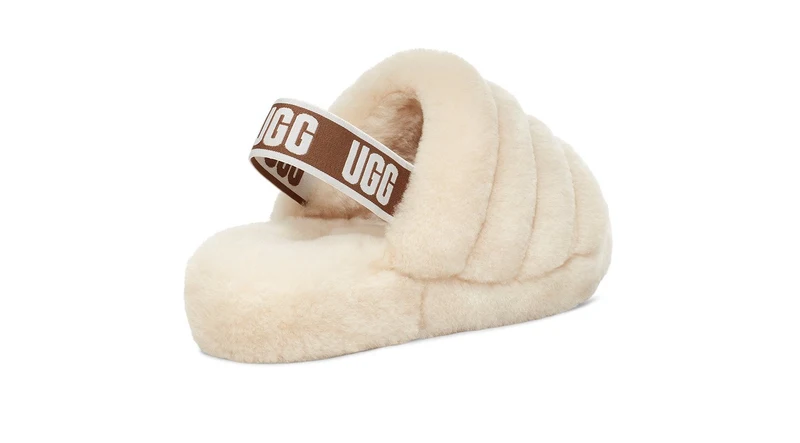 UGG Damen Fluff Yeah Slide – Natur