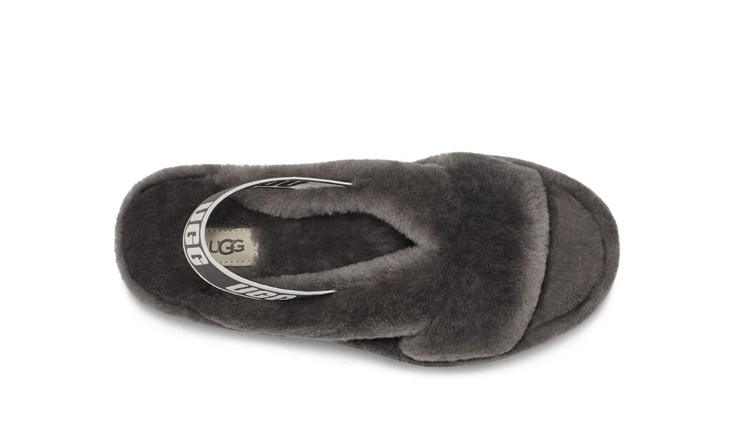 UGG Damen Fab Yeah Hausschuhe – Anthrazit