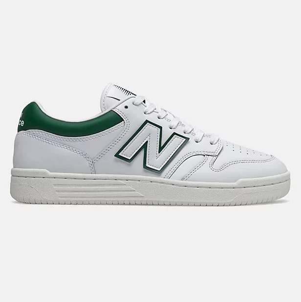 New Balance Herren 480 Basketball-Turnschuhe – Weiß