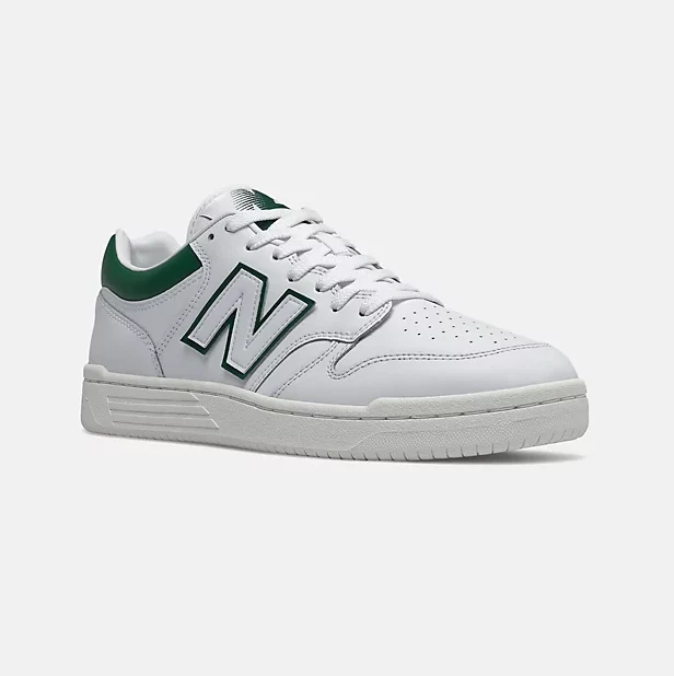 New Balance Herren 480 Basketball-Turnschuhe – Weiß