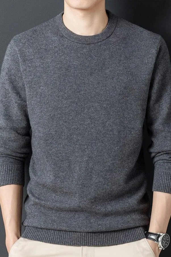 Edgar | Herren Warmer Lässiger Langarm-Pullover