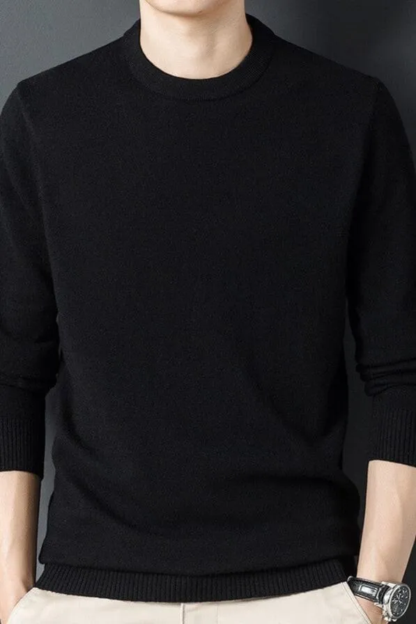 Edgar | Herren Warmer Lässiger Langarm-Pullover