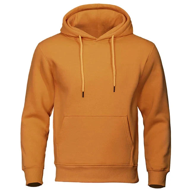 Franz | Herren Lässiges Kapuzen-Sweatshirt mit Kordelzug und Ärmel
