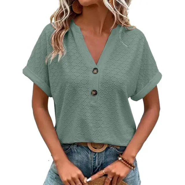 Bluse Damen | V-Ausschnitt & Lässig