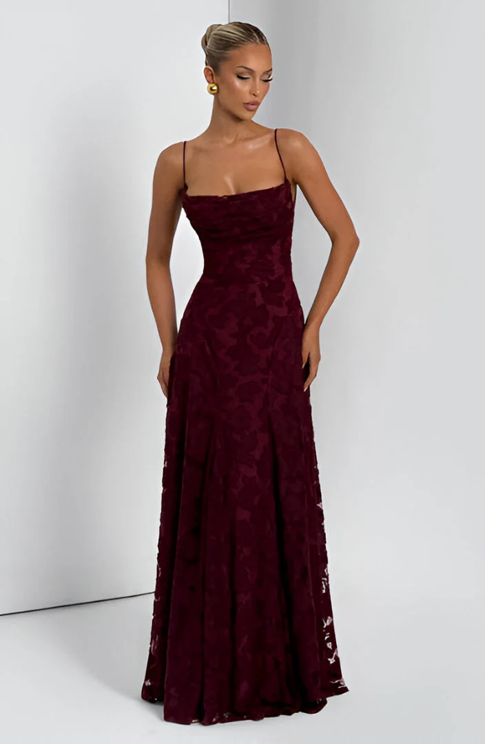 Corsagenkleid Damen | 3D Blütenapplikationen & Romantisches A-Linien-Design