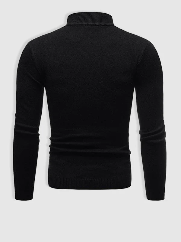 Alexander | Herren Frühlings Slim-Fit Rollkragenpullover