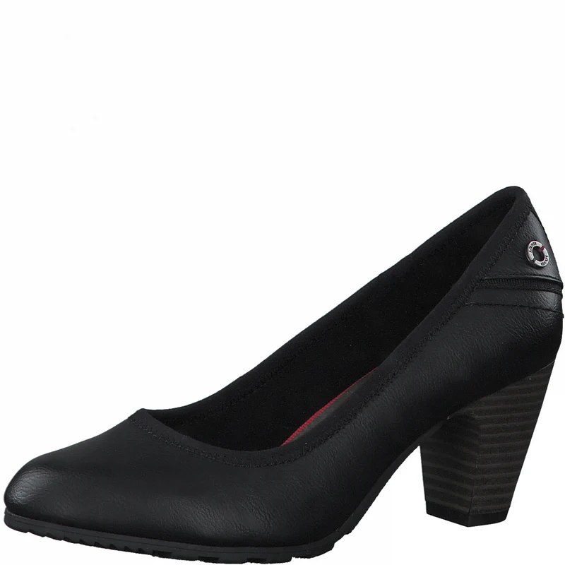 S.Oliver Damen-Schuh mit hohem Absatz – Schwarz
