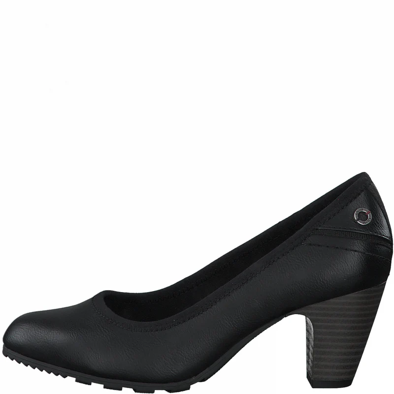 S.Oliver Damen-Schuh mit hohem Absatz – Schwarz