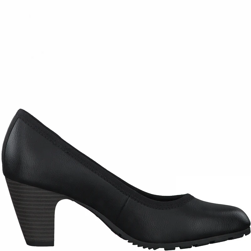 S.Oliver Damen-Schuh mit hohem Absatz – Schwarz