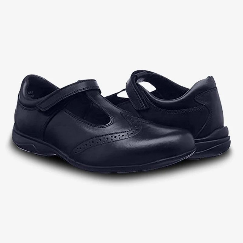 Term Janine Kinderschuh mit T-Riemen - Schwarz