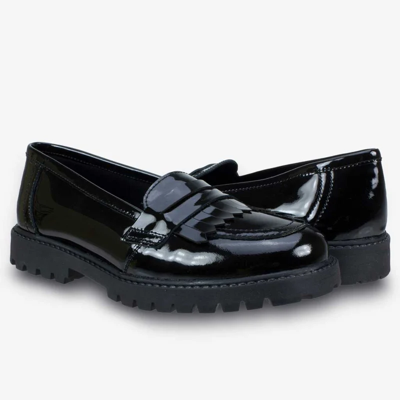 Term Willow Lackschuh für Kinder – Schwarz