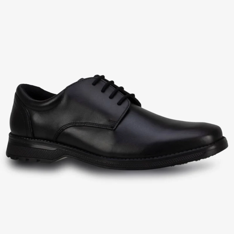 Term Kinder-Lederschuh Clerk Tyson - Schwarz