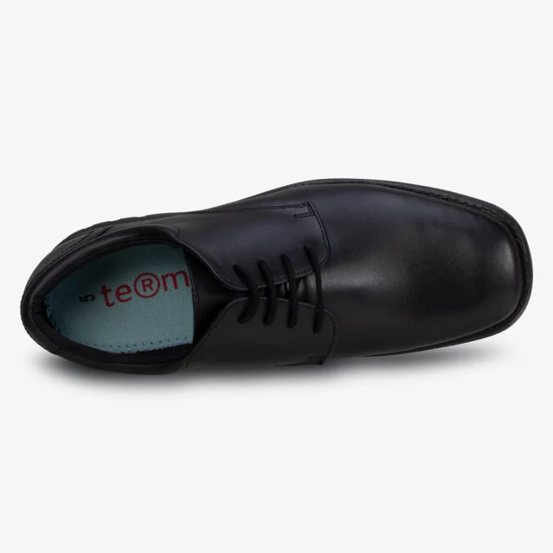 Term Kinder-Lederschuh Clerk Tyson - Schwarz