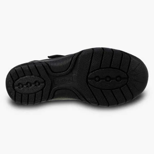 Term Maxx Kinderlederschuh – Schwarz