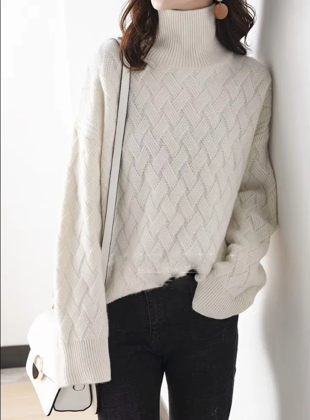Sarah | Damen Rollkragenpullover für den Frühling