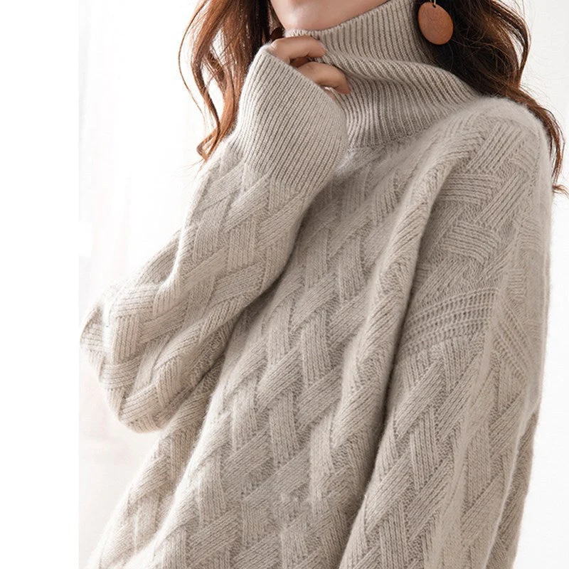 Sarah | Damen Rollkragenpullover für den Frühling