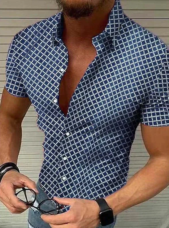 Hemd Herren | Kurzarm & Figurbetonter Look