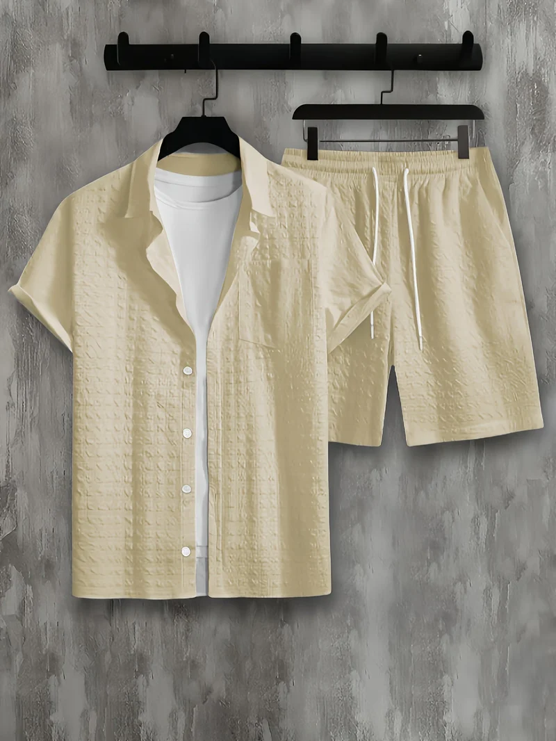 Sommer Set Herren | Strukturiert & Lässig
