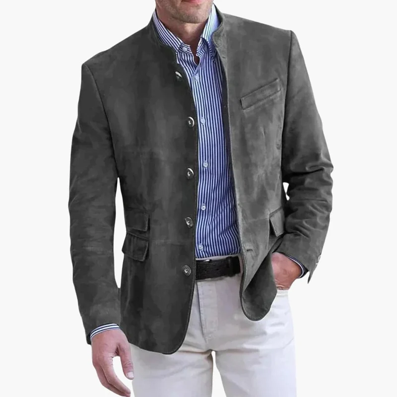 Herren Blazer | Stehkragen & Smarter Look