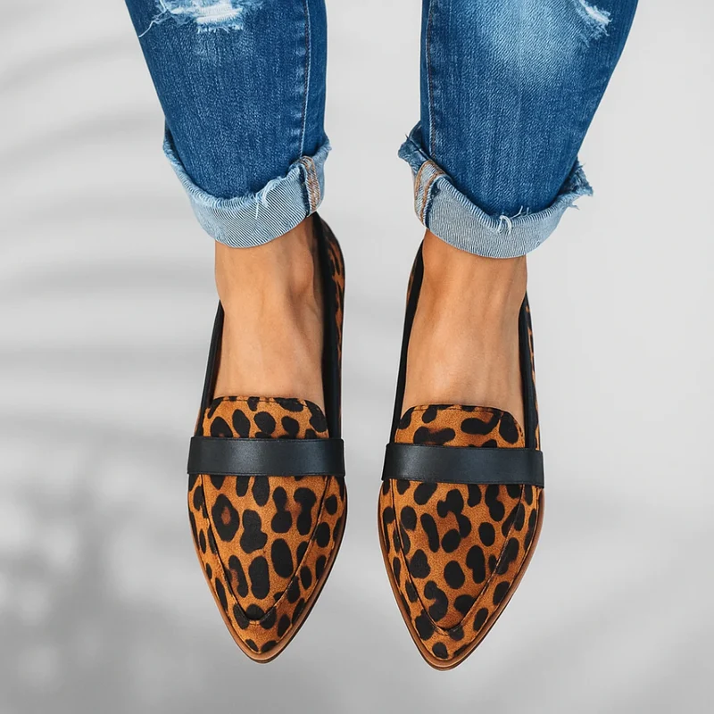 Mokassins Damen | Spitzer Zehenbereich & Eleganter Loafer-Stil