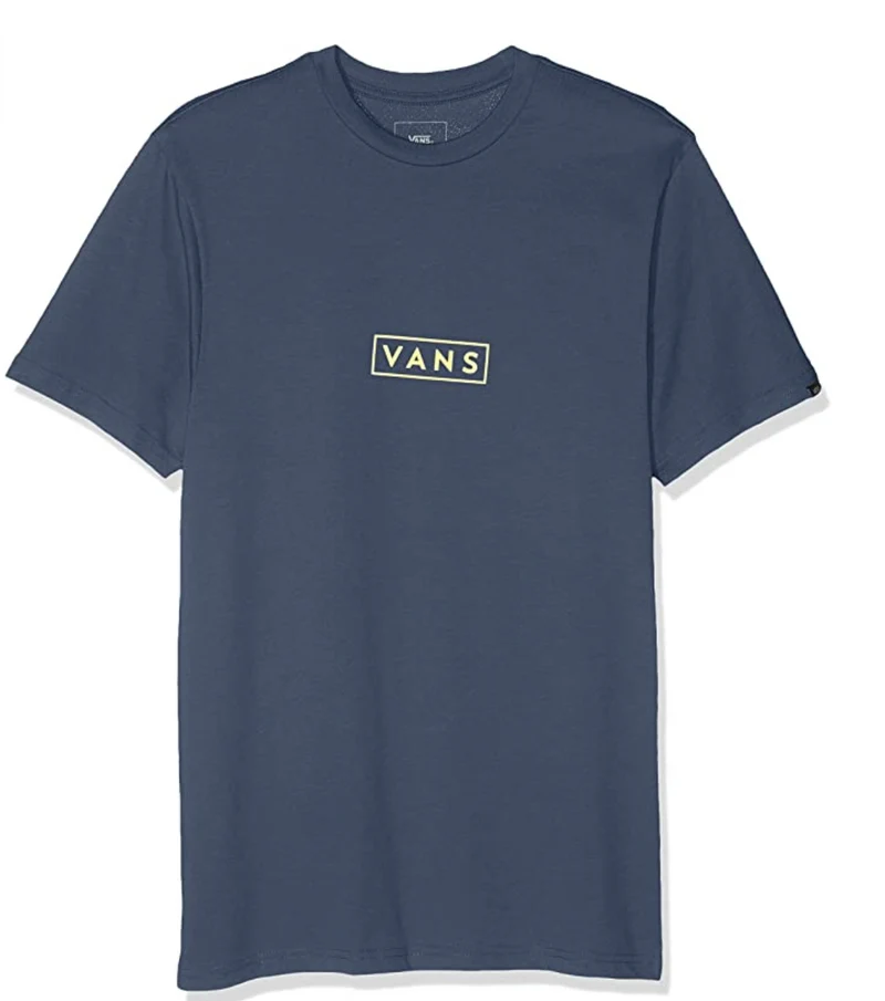 VANS Herren Easy Box T-Shirt – Blau