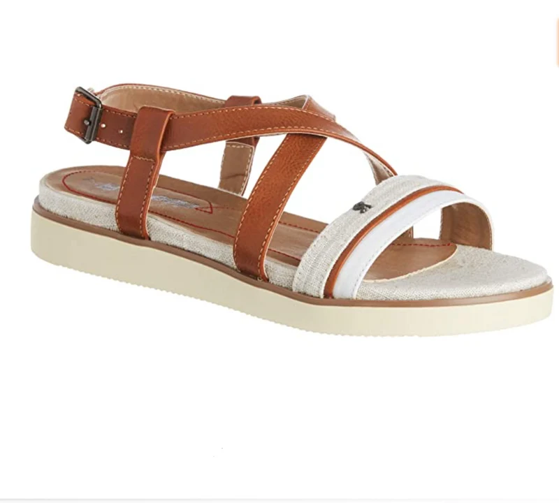 Refresh Slingback-Sandalen für Damen – Weiß