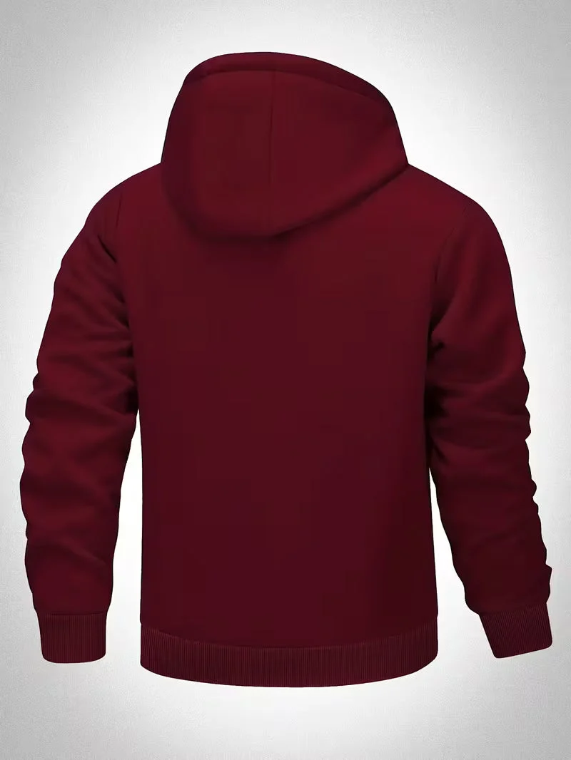 Übergangsjacke Herren | Zip Hoodie Herren | Kapuze & Wärmekomfort