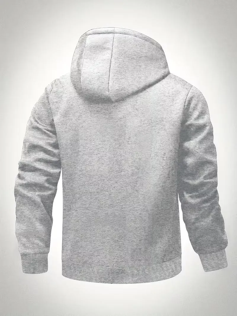 Übergangsjacke Herren | Zip Hoodie Herren | Kapuze & Wärmekomfort