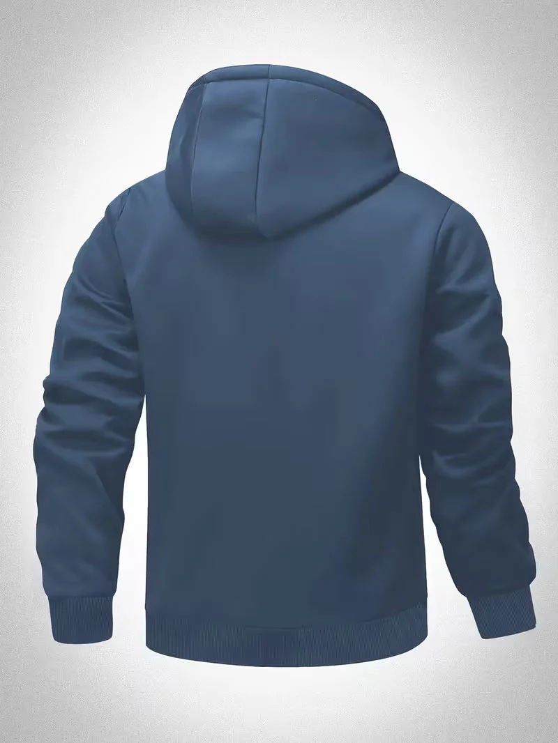 Übergangsjacke Herren | Zip Hoodie Herren | Kapuze & Wärmekomfort