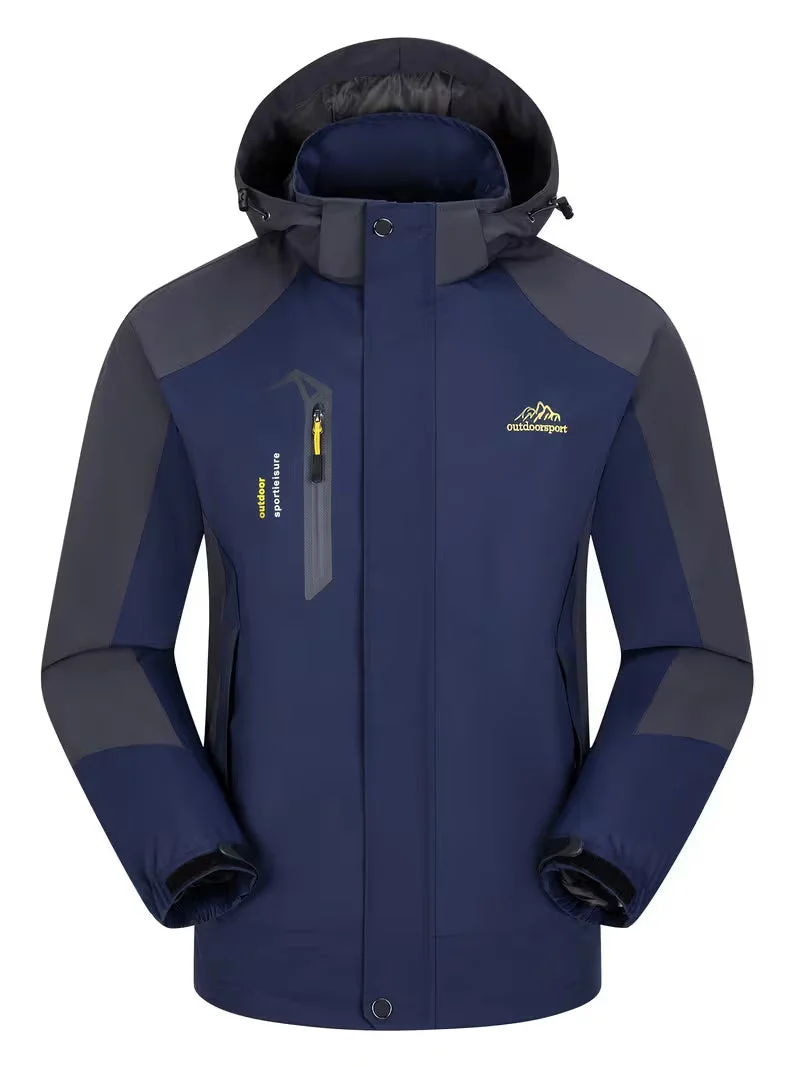 Übergangsjacke Herren | Herren Steppjacke | Winddicht & Kapuze für zuverlässigen Schutz