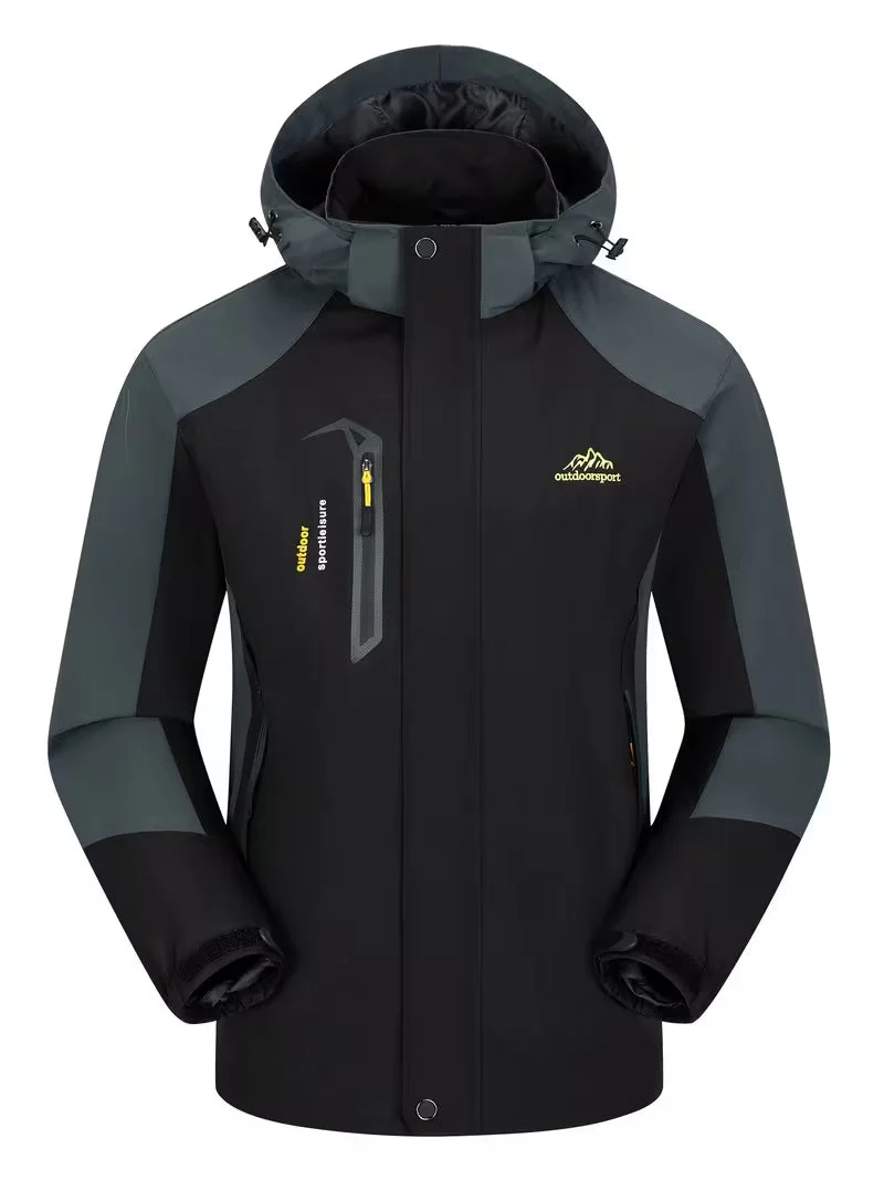 Übergangsjacke Herren | Herren Steppjacke | Winddicht & Kapuze für zuverlässigen Schutz