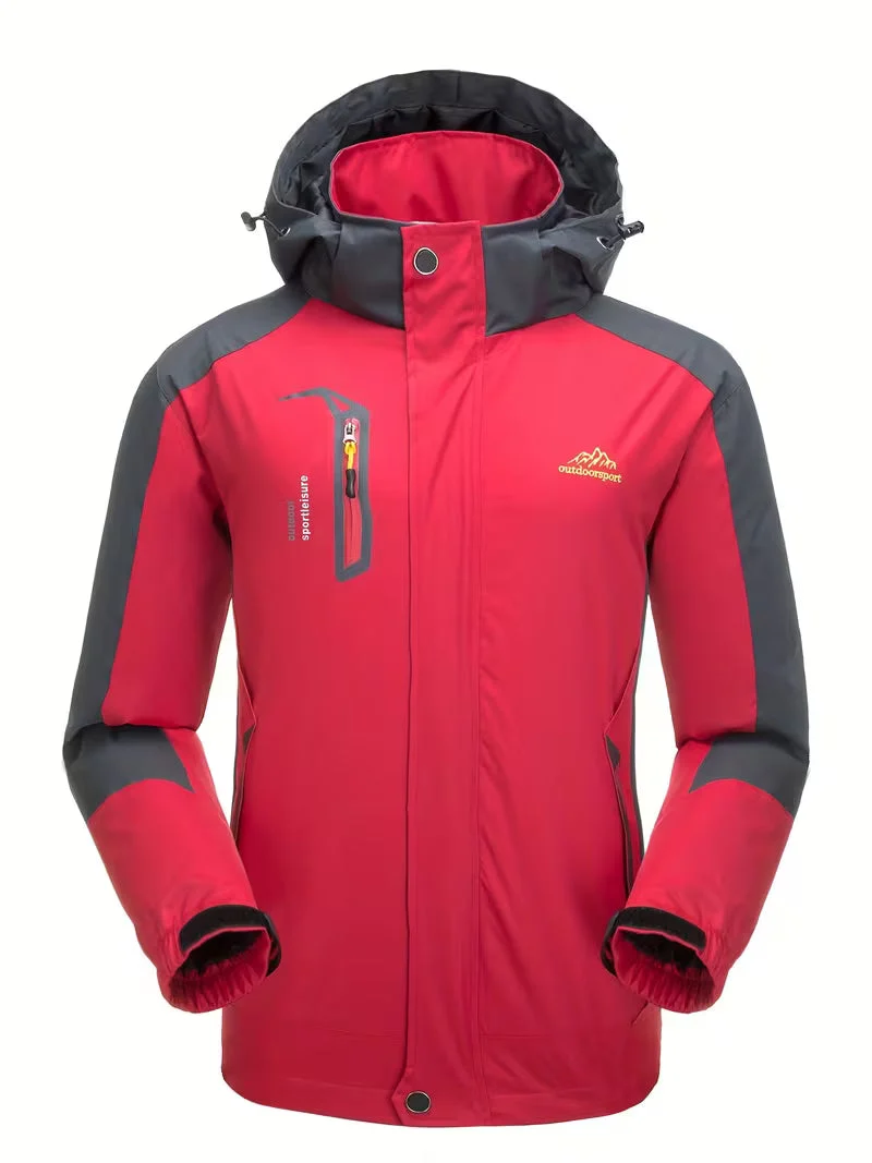Übergangsjacke Herren | Herren Steppjacke | Winddicht & Kapuze für zuverlässigen Schutz