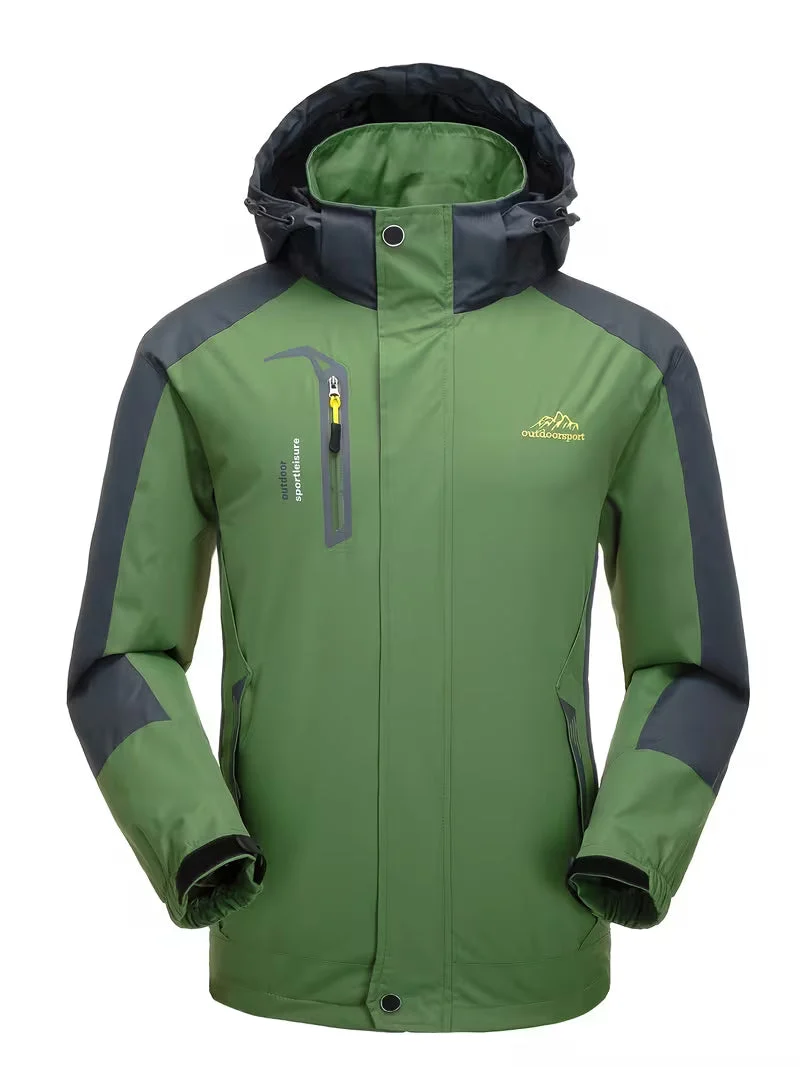 Übergangsjacke Herren | Herren Steppjacke | Winddicht & Kapuze für zuverlässigen Schutz