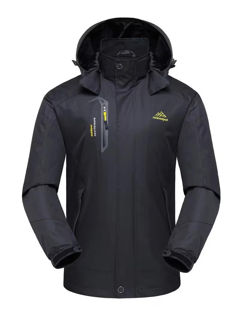Übergangsjacke Herren | Herren Steppjacke | Winddicht & Kapuze für zuverlässigen Schutz