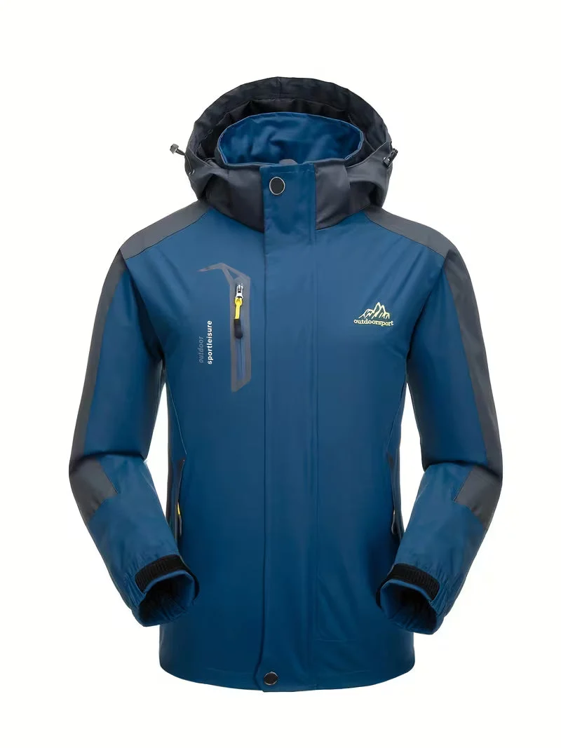 Übergangsjacke Herren | Herren Steppjacke | Winddicht & Kapuze für zuverlässigen Schutz