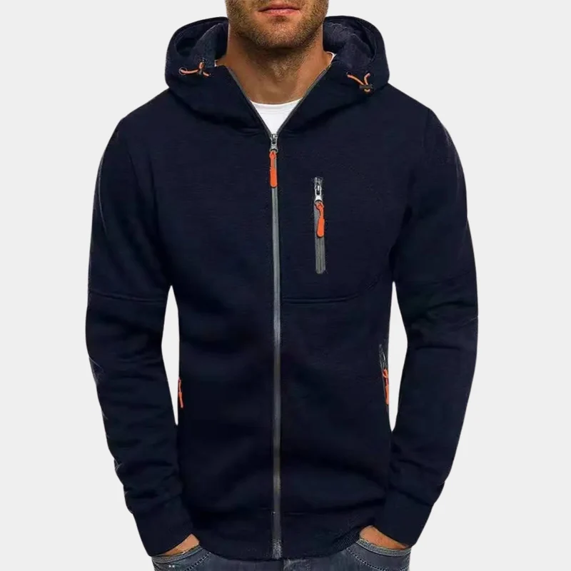 Karl | Lässiger Herren-Hoodie mit Reißverschluss