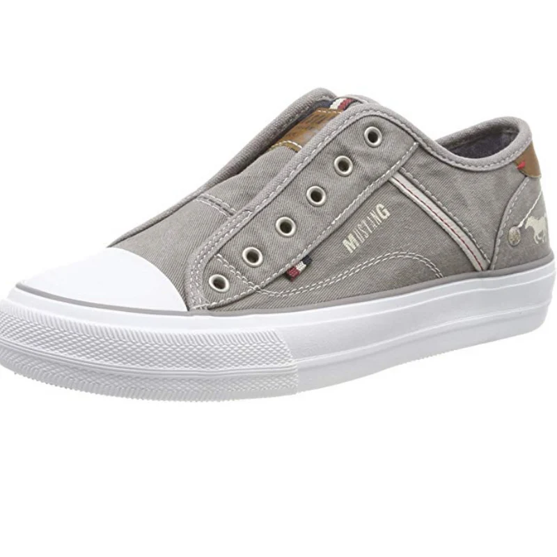 Mustang Modische Damen-Sneaker – Grau