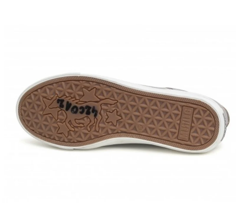 Mustang Modische Damen-Sneaker – Grau