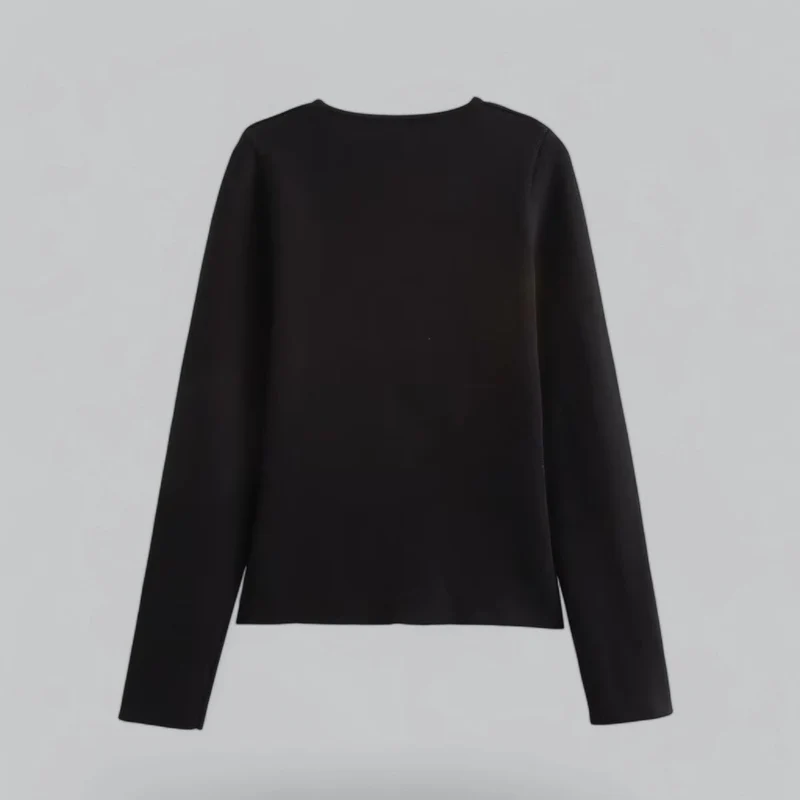 Annika | Damen Frühlings Minimalistischer Cardigan Mit Knöpfen