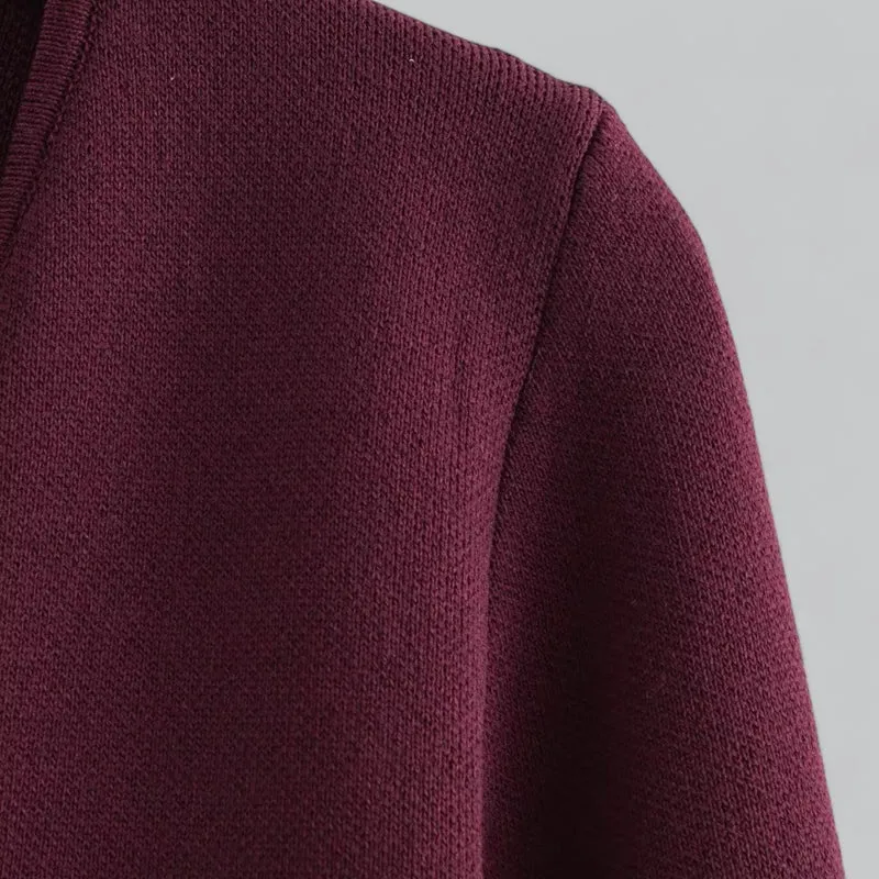 Annika | Damen Frühlings Minimalistischer Cardigan Mit Knöpfen