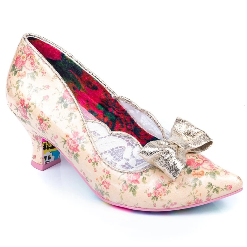 Irregular Choice Damen Marma Mid Heel - Beige